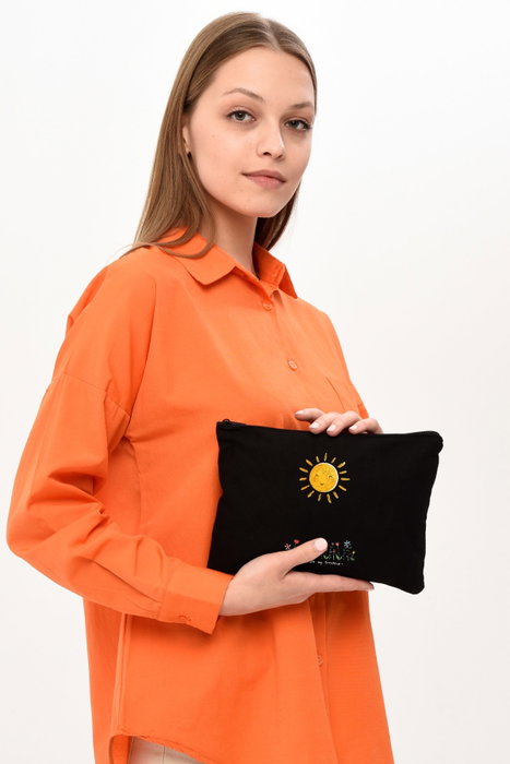 Zoozie Bags Neceser de Maquillaje Negro en Algodón Zoozie Bags Neceser de Maquillaje Negro en Algodón